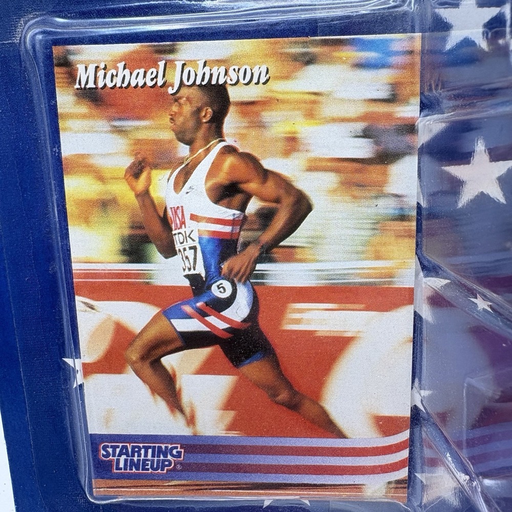 Michael Johnson Timeless Legends 96 Atlanta Olympics STARTING LINEUP Kenner - Picture 2 of 5